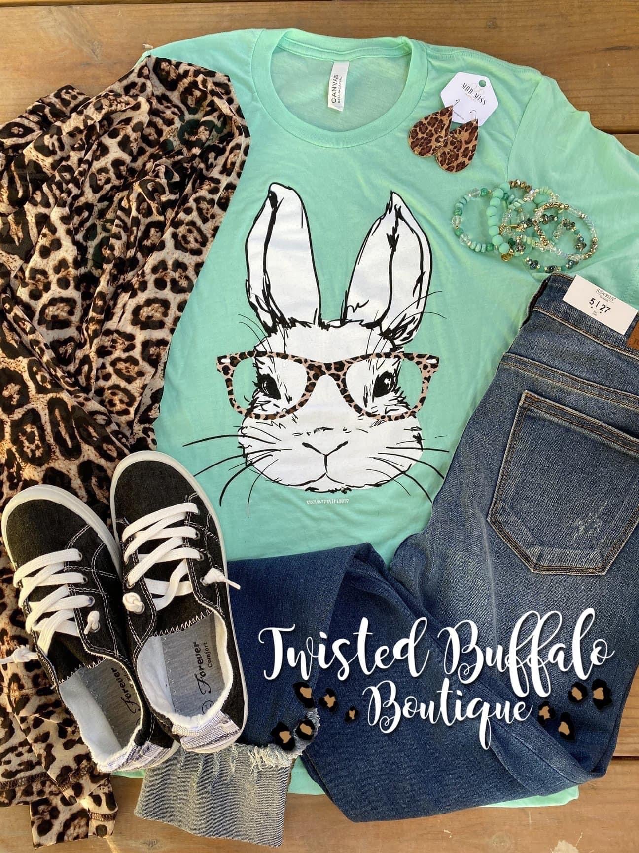 Texas Twisted Boutique LV Bunny Tee Large