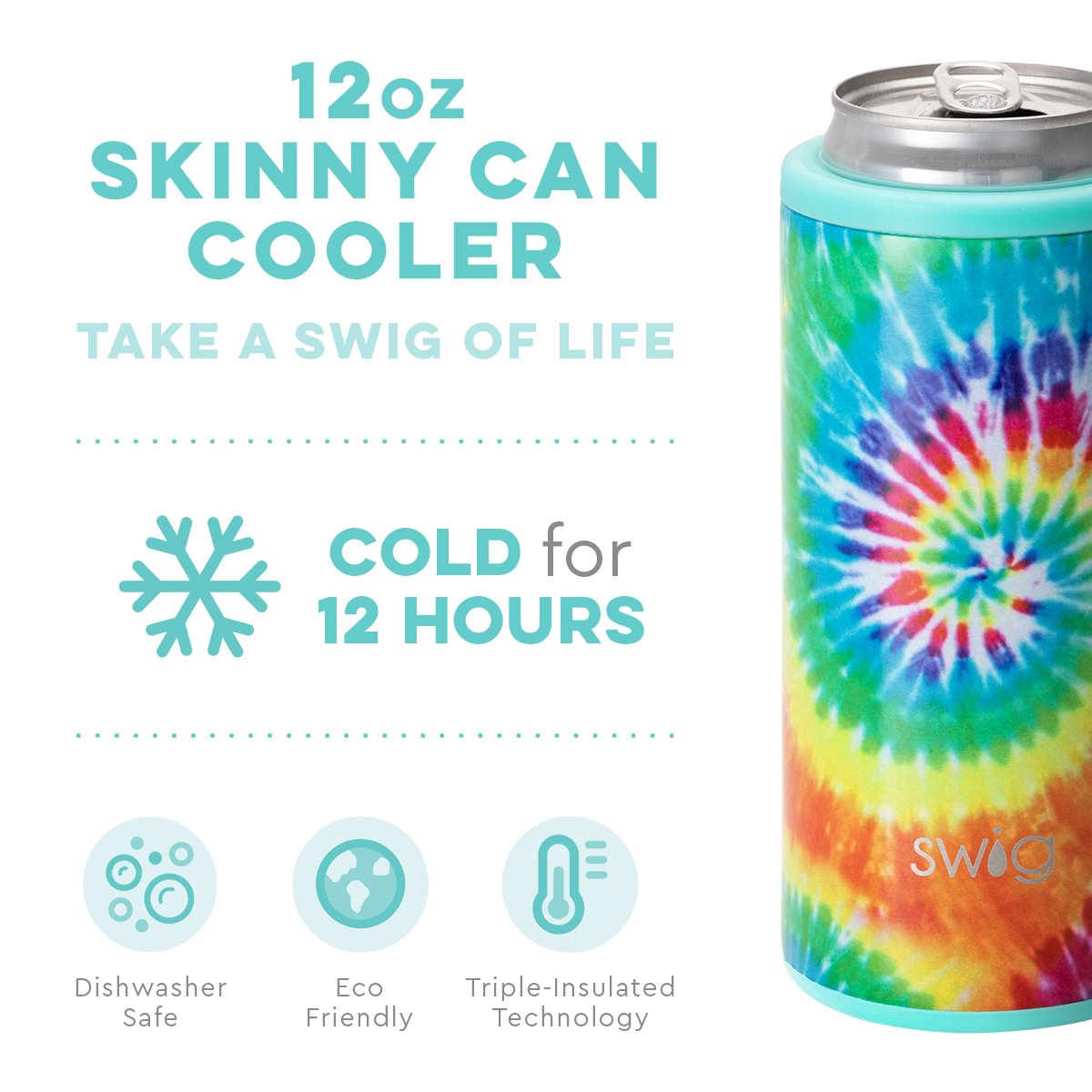 Swig Life Can Cooler 12 Oz 